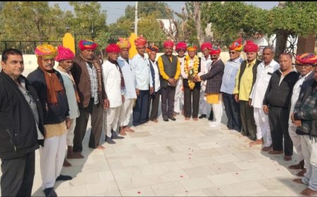 सोजत राजस्थान सैनी समाज कर्मचारी अधिकारी प्रगतिशील संस्था के जिला अध्यक्ष पद पर श्री हरिकिशन चौहान