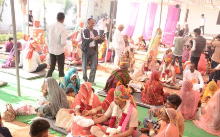 सोजत में 17 कन्याओं का सामूहिक विवाह सम्पन्न, सेवा व सामाजिक एकजुटता की मिसाल