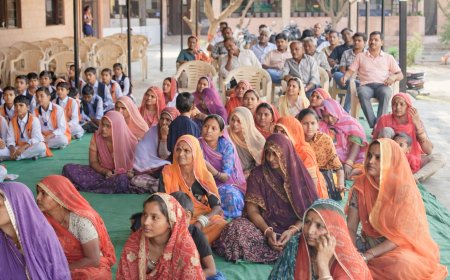 सोजत में आदर्श विद्या मंदिर में अभिभावक सम्मेलन आयोजित, 120 अभिभावकों की रही उपस्थिति
