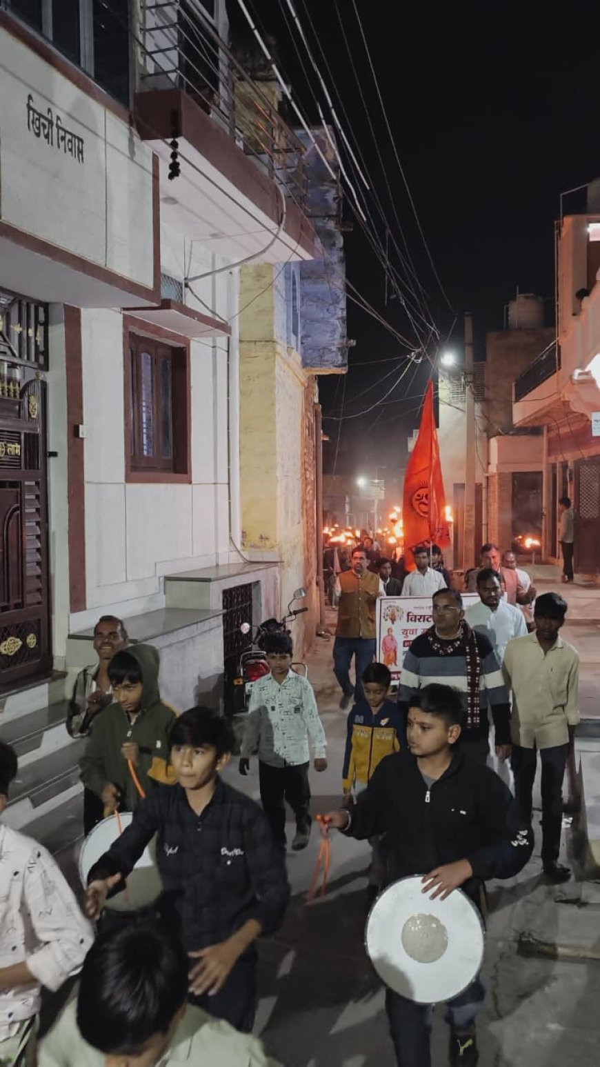 सोजत भव्य मशाल यात्रा के साथ विराट हिंदू सम्मेलन का आगाज, आज शोभायात्रा व प्रबोधन