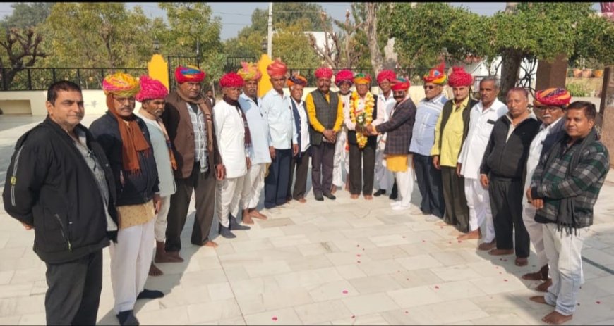 सोजत राजस्थान सैनी समाज कर्मचारी अधिकारी प्रगतिशील संस्था के जिला अध्यक्ष पद पर श्री हरिकिशन चौहान