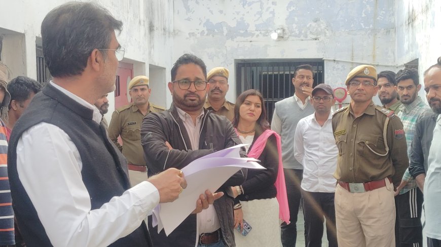 सोजत उप कारागृह  में विधिक सहायता क्लीनिक का निरीक्षण, बंदियों को कानूनी सहायता सुनिश्चित करने के निर्देश