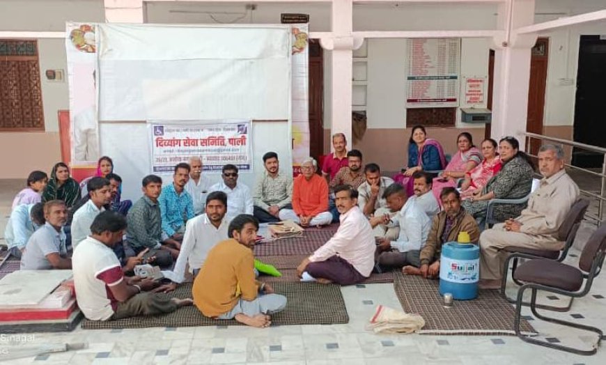 दिव्यांग सेवा समिति पाली के चुनाव बुद्धाराम पन्नूसा उपाध्यक्ष एवं हेमन्त कुमार मेघवाल सोजत ब्लाक अध्यक्ष निर्वाचित
