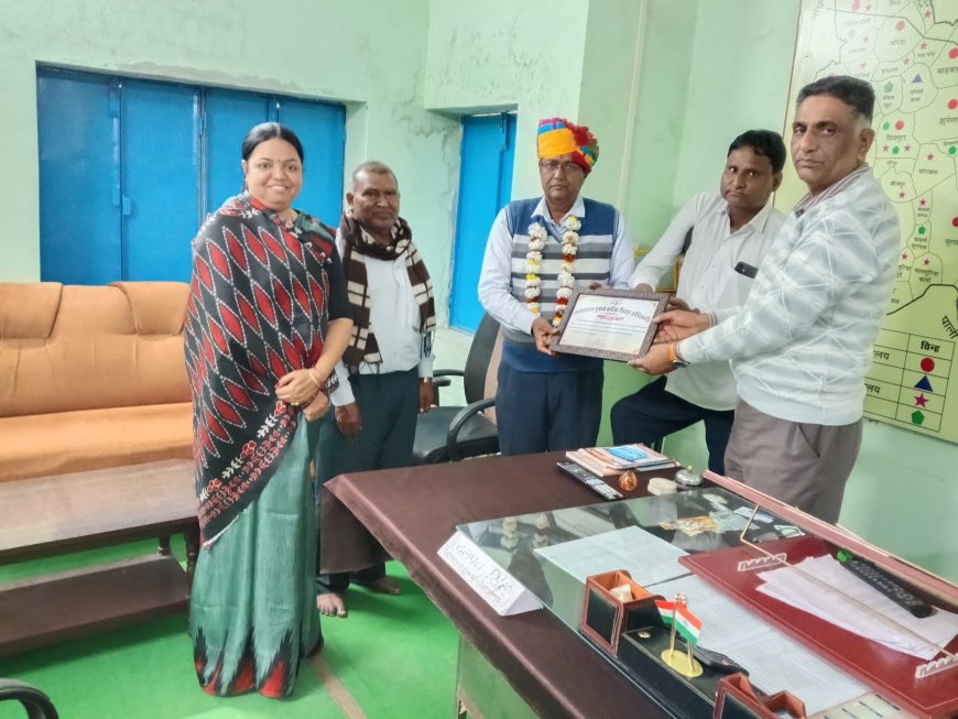 मुख्य ब्लॉक शिक्षा कार्यालय, सोजत में सम्मान समारोह आयोजित