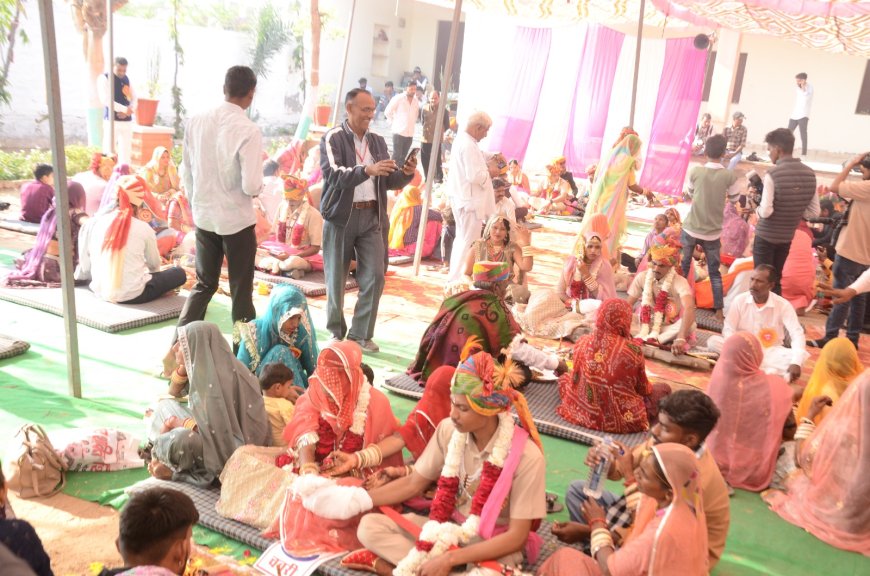 सोजत में 17 कन्याओं का सामूहिक विवाह सम्पन्न, सेवा व सामाजिक एकजुटता की मिसाल