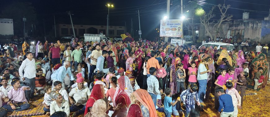 सोजत सिटी में विशाल फाग उत्सव, भजन संध्या में ज्योति शर्मा ने बांधा समां