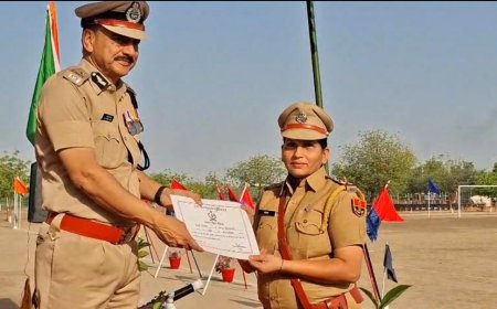 राजस्थान पुलिस दिवस पर कमला लोहार को ‘उत्तम सेवा चिन्ह’ से सम्मानित