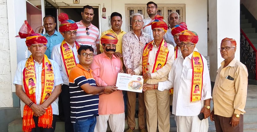 सुंधामाता तहलेटी में माली समाज का 23वां वार्षिकोत्सव 30 अप्रैल व 1 मई को, सोजत में दिया निमंत्रण