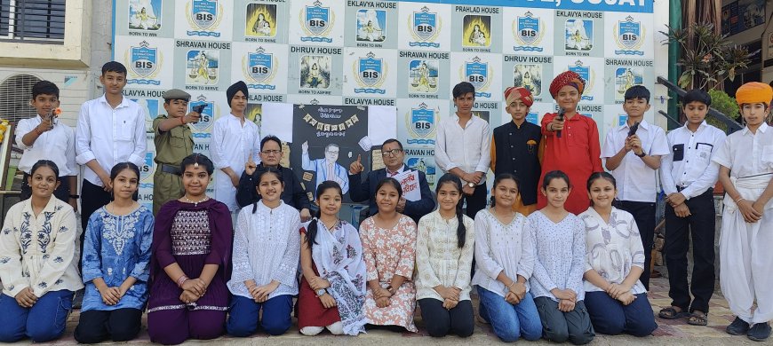 बिड़ला स्कूल में शहीदों, बाबा साहेब और आशा भोसले को श्रद्धांजलि