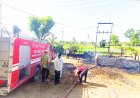 सवराड़ में डीपी में शॉर्ट सर्किट से लगी आग, समय रहते पाया काबू