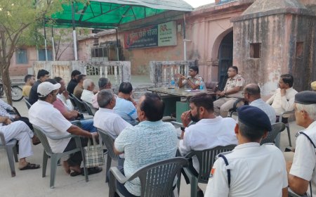 सोजत बाजार में ट्रैफिक सुधार की कवायद तेज, वन-वे व्यवस्था और अतिक्रमण हटाने पर बनी सहमति