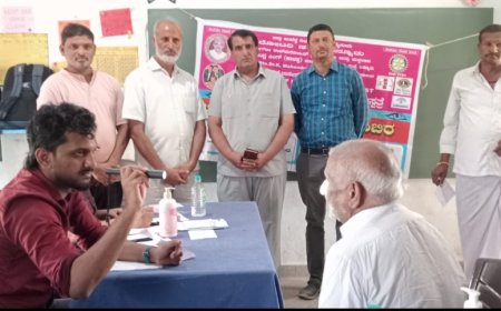 बन्नूर में मानव सेवा की मिसाल : 298 लोगों की हुई निःशुल्क नेत्र जांच, 75 मरीज ऑपरेशन के लिए भेजे गए