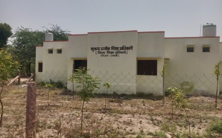 सोजत के मुख्य ब्लॉक शिक्षा अधिकारी कार्यालय की बदली तस्वीर, शिक्षकों और स्टाफ के सहयोग से हुआ कायाकल्प