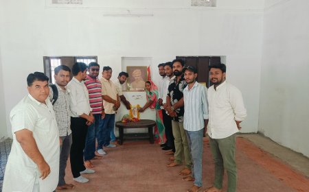 सोजत कांग्रेस भवन में मनाई गई राजीव गांधी की पुण्यतिथि