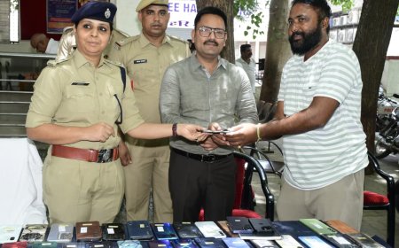 CEIR पोर्टल से पाली पुलिस ने बरामद किए 116 मोबाइल, 60 लाख रुपए के फोन
