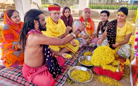 श्री सिद्ध जोड़ भैरव मंदिर में वैदिक मंत्रोच्चार के साथ चल रहा लाख जप महाअनुष्ठान