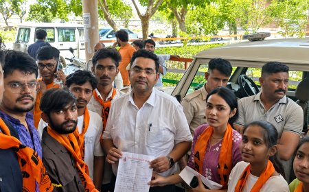 सोजत कॉलेज नीलामी विवाद पर एबीवीपी का आंदोलन, प्रशासन ने 7 दिन में समाधान का दिया आश्वासन