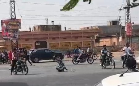 सोजत में नशे में युवक ने हाईवे पर मचाया उत्पात, हादसे की आशंका से सहमे वाहन चालक