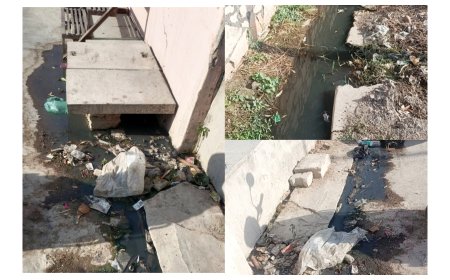 नालियों की सफाई नहीं होने से सड़कों पर भरा बारिश का पानी, प्रशासन से समाधान की मांग
