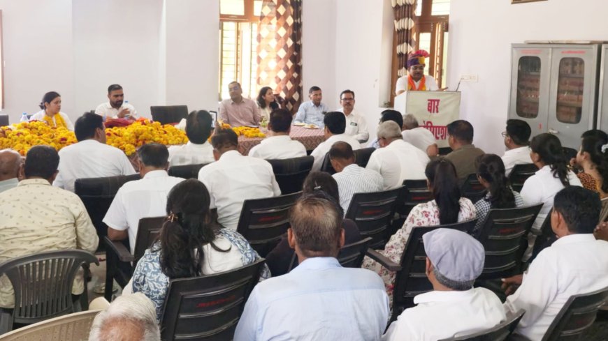 सोजत न्यायालय के चारों न्यायिक अधिकारियों को भावभीनी विदाई