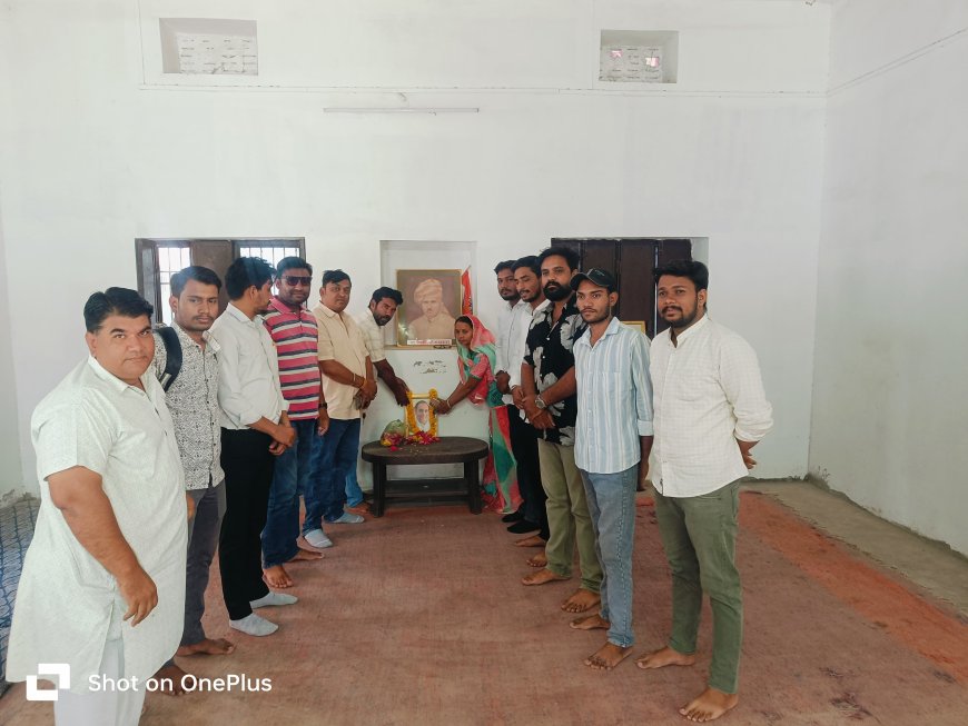 सोजत कांग्रेस भवन में मनाई गई राजीव गांधी की पुण्यतिथि