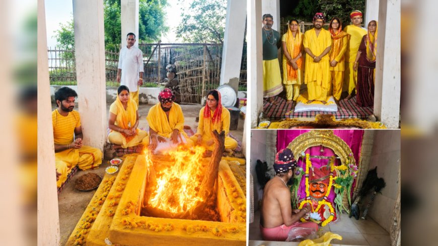 श्री सिद्ध जोड़ भैरव मंदिर में दस दिवसीय लाख जप महाअनुष्ठान शुरू