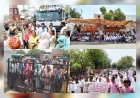 सोजत में कांग्रेस का जोरदार प्रदर्शन, सड़क जाम कर प्रशासन व सरकार के खिलाफ जताया रोष