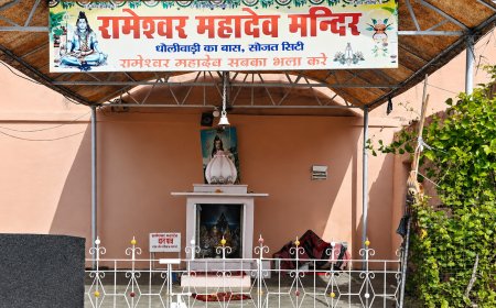 रामेश्वर महादेव मंदिर में चोरी: अष्टधातु के नागदेवता, जलाधारी और घंटियां ले उड़े चोर