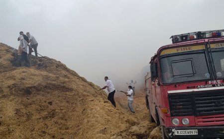 धाकड़ी-नागाबेरी मार्ग स्थित फैक्ट्री में आग से हड़कंप, दमकलकर्मी लगातार कर रहे प्रयास