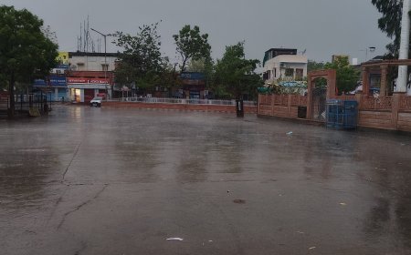 सोजत में मौसम मेहरबान: तेज हवाओं के साथ झमाझम बारिश, गर्मी से मिली राहत