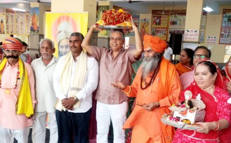 नीलकंठ महादेव मंदिर में सात दिवसीय श्रीमद्भागवत कथा संपन्न कल निकलेगी भव्य नगर परिक्रमा