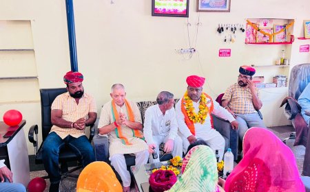 सोजत रोड में भाजपा ओबीसी मोर्चा प्रदेश मंत्री शिवदान सिंह भाटी सहित अतिथियों का भव्य स्वागत