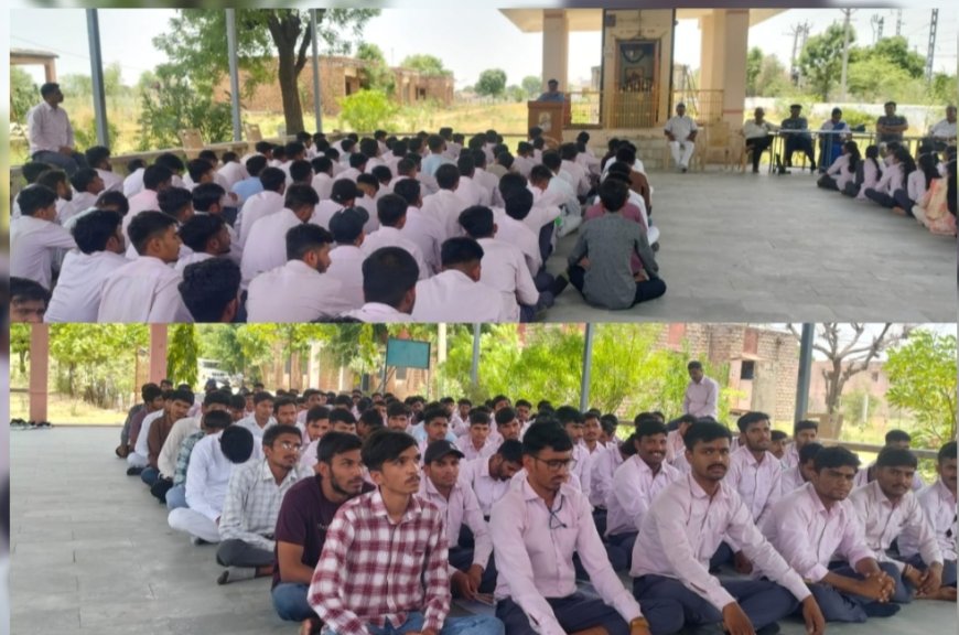 अनुशासन, सेवा और नेतृत्व का पाठ: डी.एल.एड. विद्यार्थियों हेतु स्काउट-गाइड जनरल इनफॉरमेशन कैंप आयोजित