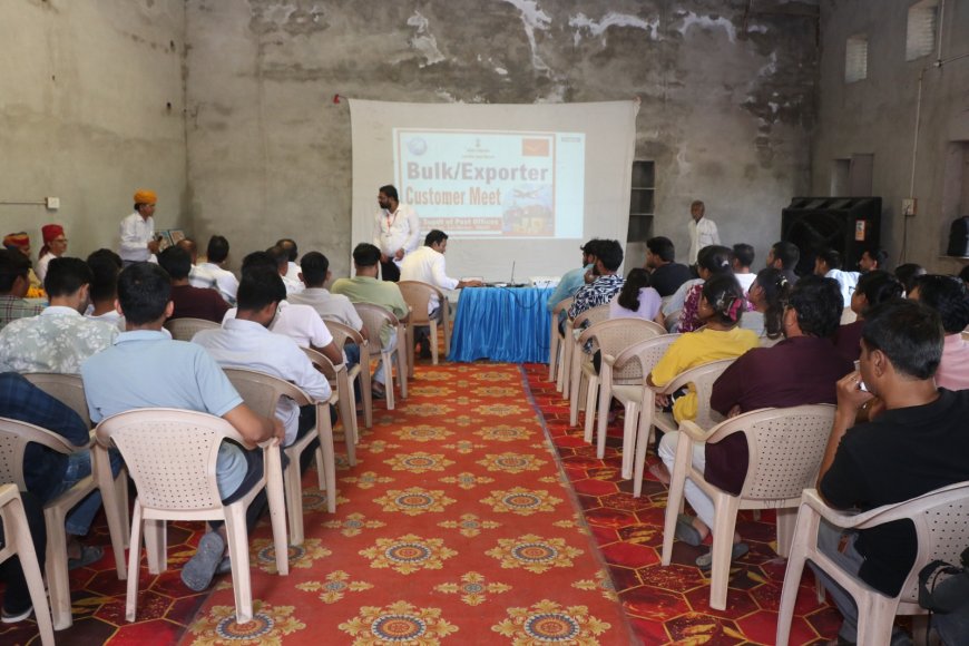 मेहंदी व्यापारियों को निर्यात की मिली नई राह, डाक विभाग ने आयोजित की कार्यशाला