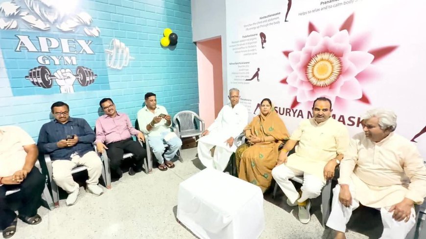 पूर्व मंत्री दवे व विधायक शोभा चौहान ने किया अपेक्स जिम का उद्घाटन, स्वास्थ्य जागरूकता पर दिया जोर