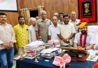 लखारा समाज कांठा आउवा संगठन ने उपजिला मजिस्ट्रेट रवी प्रकाश लखारा का किया भव्य स्वागत