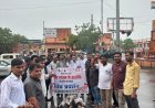 सोजत में कांग्रेस की रैली, एसडीएम कार्यालय के बाहर पुतला दहन कर जताया विरोध