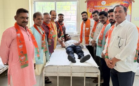 मदन राठौड़ के जन्मदिवस पर सोजत में रक्तदान महायज्ञ, 5 महिलाओं सहित 51 युवाओं ने किया रक्तदान