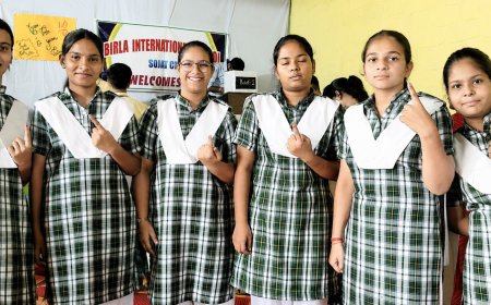 बिड़ला इंटरनेशनल स्कूल में छात्र परिषद चुनाव सम्पन्न, विद्यार्थियों ने उत्साह से किया मतदान
