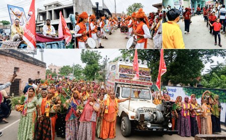 सोजत में लिखमीदास जी महाराज जयंती पर निकली भव्य शोभायात्रा, श्रद्धालुओं का उमड़ा जनसैलाब