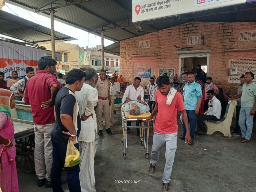 सोजत बस स्टैंड पर अज्ञात यात्री की मौत, भीषण गर्मी बनी जानलेवा!
