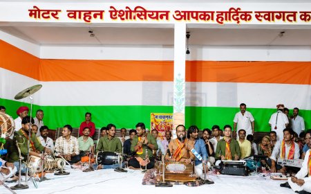 मां चामुंडा के जयकारों से गूंजा सोजत, मोटर वाहन एसोसिएशन की भव्य भजन संध्या संपन्न