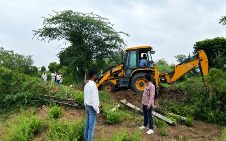 सवराड़ में न्यायालय के आदेश पर कार्रवाई, किसानों को मिला राहत का रास्ता
