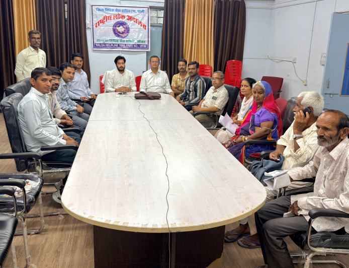 सोजत में विधिक सेवा प्राधिकरण के तत्वावधान में डोर स्टेप प्री-काउंसलिंग कैंप आयोजित*