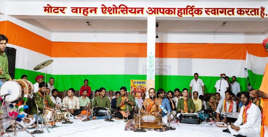 मां चामुंडा के जयकारों से गूंजा सोजत, मोटर वाहन एसोसिएशन की भव्य भजन संध्या संपन्न