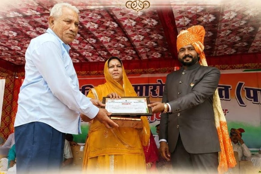 80 वें स्वतंत्रता दिवस पर समाजसेवी भंवर सिंह जैतावत को मिला प्रशस्ति पत्र एवं स्मृति चिन्ह
