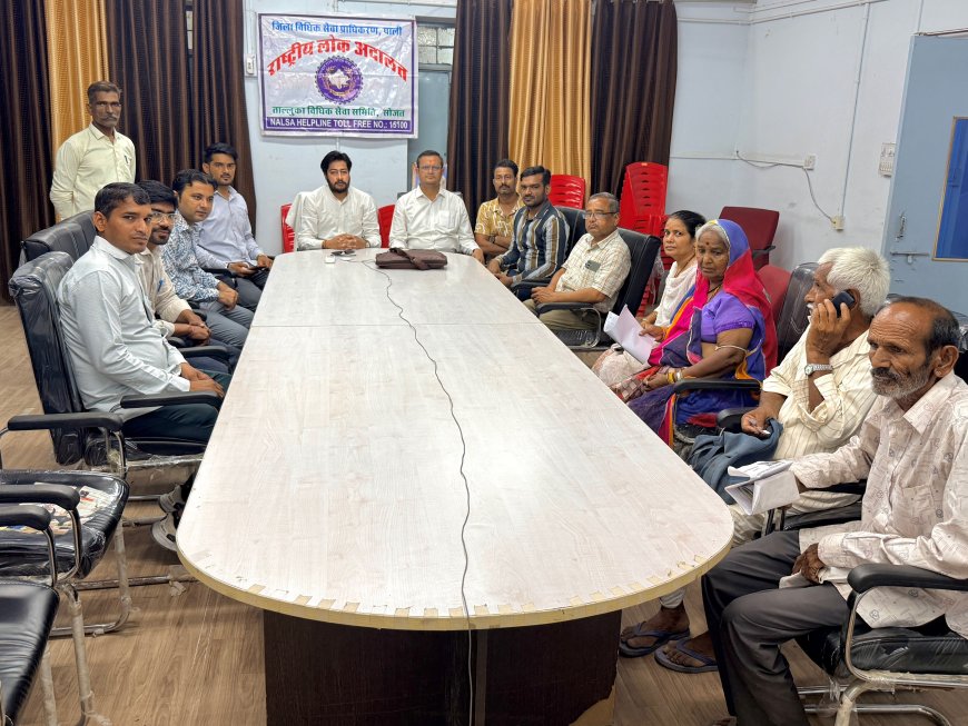 सोजत में विधिक सेवा प्राधिकरण के तत्वावधान में डोर स्टेप प्री-काउंसलिंग कैंप आयोजित*