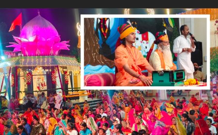सोजत सिटी स्थित श्री राधा कृष्ण धाम में गुरुवार को विशेष धार्मिक कार्यक्रम का आयोजन