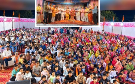 भव्य बिंदोली के साथ हुआ श्रीराम-सीता विवाह, रामलीला में उमड़ा जनसैलाब